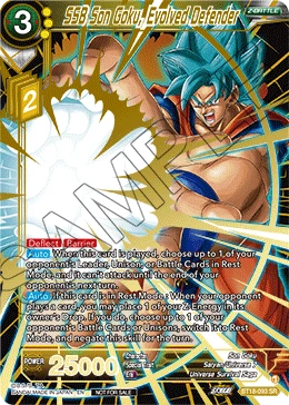 SSB Son Goku, Evolved Defender BT18-093 Dragon Ball Masters card, Release Event