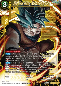 SSB Son Goku, Evolved Defender BT18-093_PR card