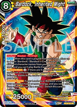 Bardock, Inherited Might BT18-107_PR02 card