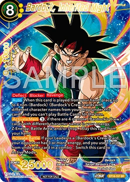 Bardock, Inherited Might BT18-107 Dragon Ball Masters card, Promo 3