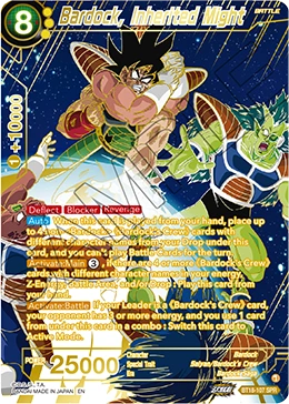 Bardock, Inherited Might BT18-107_SPR card