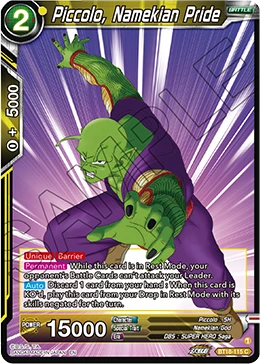 Piccolo, Namekian Pride BT18-115 card