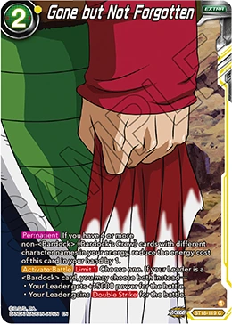 Gone but Not Forgotten BT18-119 card