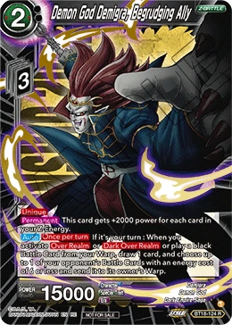 Demon God Demigra, Begrudging Ally BT18-124 card