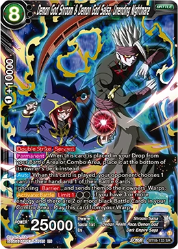 Demon God Shroom & Demon God Salsa, Unending Nightmare BT18-133 card