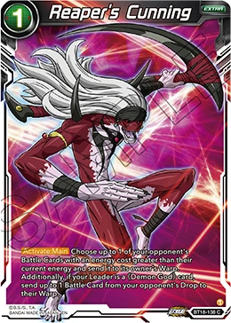 Reaper's Cunning BT18-138 card