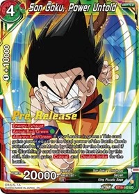 Son Goku, Power Untold BT18-142_PR card