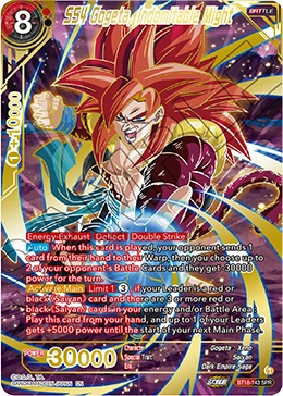SS4 Gogeta, Indomitable Might BT18-143_SPR card