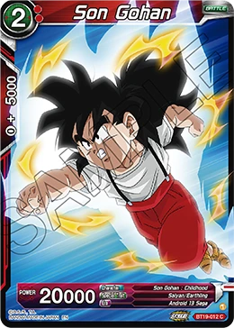 Son Gohan BT19-012 card