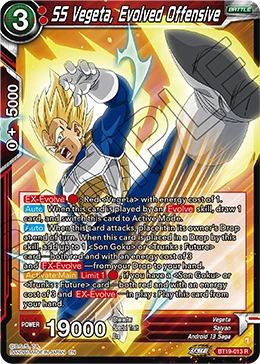 SS Vegeta, Evolved Offensive BT19-013 card