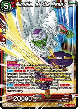 Piccolo, at the Ready BT19-017 card