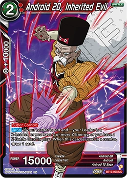 Android 20, Inherited Evil BT19-028 card