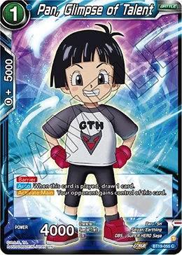 Pan, Glimpse of Talent BT19-055 card