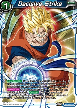 Decisive Strike BT19-065 card