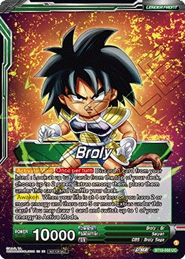 Broly BT19-068_PR card