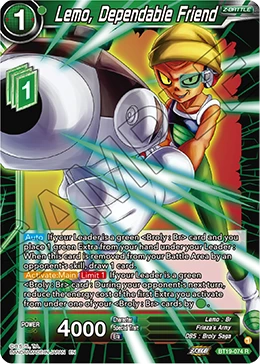 Lemo, Dependable Friend BT19-074 card