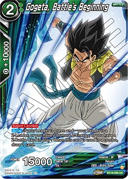 Gogeta, Battle's Beginning BT19-086 card