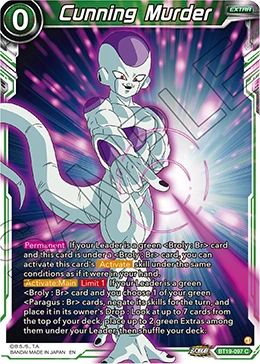 Cunning Murder BT19-097 card