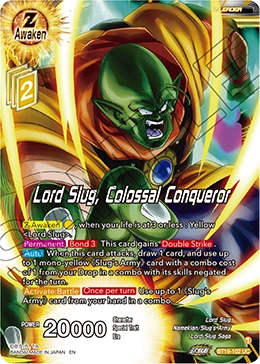 Lord Slug, Colossal Conqueror BT19-102 card