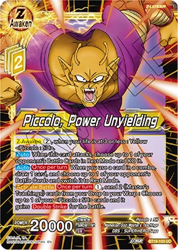 Piccolo, Power Unyielding BT19-103 card