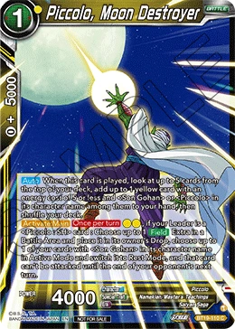 Piccolo, Moon Destroyer BT19-110_PR card