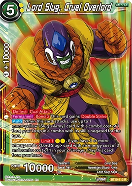 Lord Slug, Cruel Overlord BT19-113 card