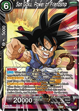 Son Goku, Power of Friendship BT19-134 card