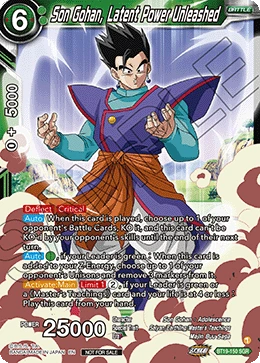 Son Gohan, Latent Power Unleashed BT19-150_PR card