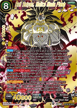 Evil Saiyan, Malice Made Flesh BT19-154 card