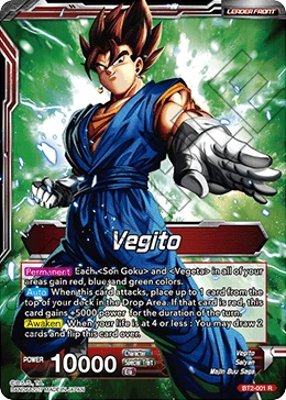 Vegito BT2-001 card