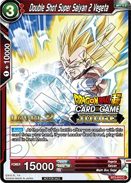 Double Shot Super Saiyan 2 Vegeta BT2-010_PR02 card
