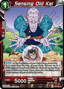 Sensing Old Kai BT2-021 card