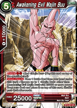 Awakening Evil Majin Buu BT2-027 Dragon Ball Masters card
