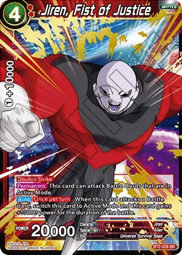Jiren, Fist of Justice BT2-029 card