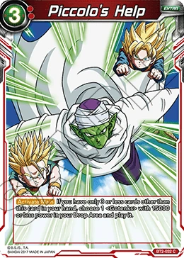 Piccolo's Help BT2-032 card