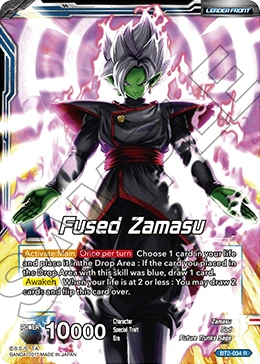 Fused Zamasu BT2-034 card