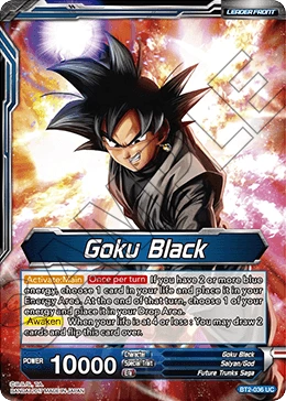 Goku Black BT2-036 card