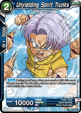 Unyielding Spirit Trunks BT2-044 card