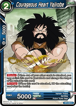 Courageous Heart Yajirobe BT2-052 Dragon Ball Masters card, Promo