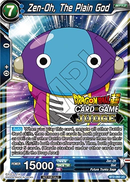 Zen-Oh, The Plain God BT2-060_PR card