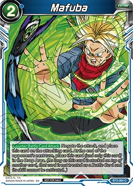Mafuba BT2-064 Dragon Ball Masters card, Gold Stamped