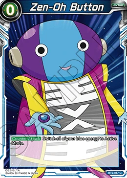 Zen-Oh Button BT2-067 card