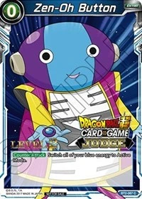 Zen-Oh Button BT2-067 Dragon Ball Masters card, Reprint