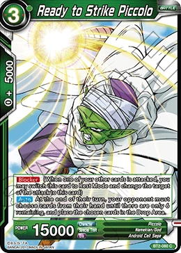 Ready to Strike Piccolo BT2-080_BD card