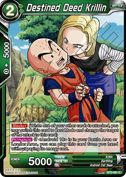 Destined Deed Krillin BT2-081 card