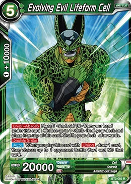 Evolving Evil Lifeform Cell BT2-085 card