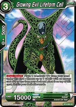 Growing Evil Lifeform Cell BT2-086 card