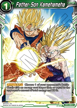 Father-Son Kamehameha BT2-098 card