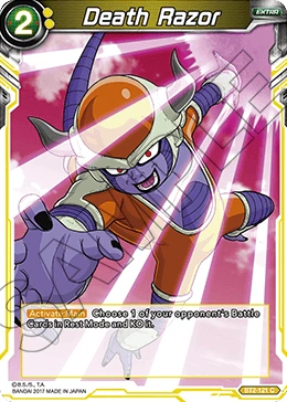 Death Razor BT2-121 card