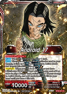 Android 17 BT20-001_PR card